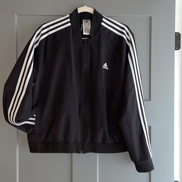 Adidas Essentials 3 Stripe Woven Track Top Women - Picture 6 of 8